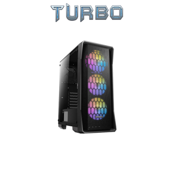 Case Gaming Antec NX360 ELITE.4xFAN ARGB Mid-Tower + PSU 450W 