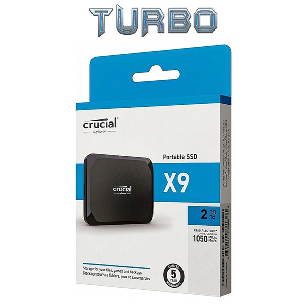 Crucial X9 Portable SSD 2TB up to 1050mb/s R 