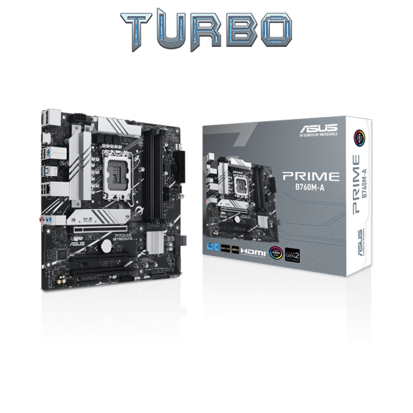 ASUS PRIME B760M-A DDR4 LGA 1700 Micro ATX Motherboard