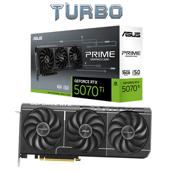 ASUS Prime GeForce RTX 5070 Ti 16GB OC Edition Graphics Card
