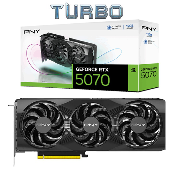 PNY RTX 5070 12GB TRPLE FAN OC  