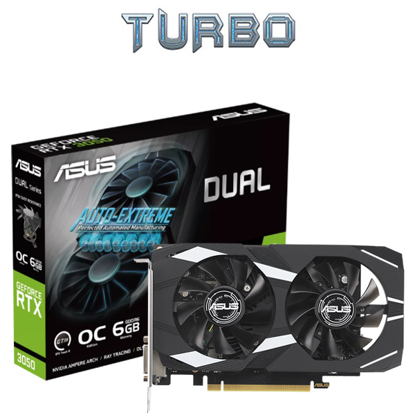ASUS DUAL RTX 3050 6GB OC EDITION 