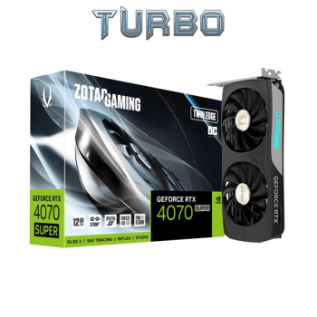 ZOTAC GAMING GeForce RTX 4070 SUPER OC 12G GDDR6 Twin Edge 