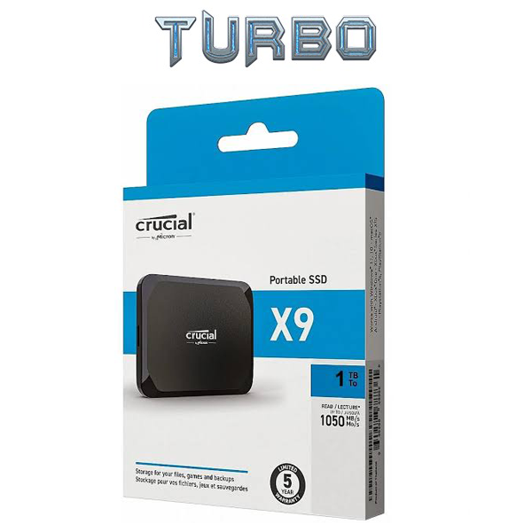 Crucial X9 Portable SSD 1TB up to 1050mb/s R 