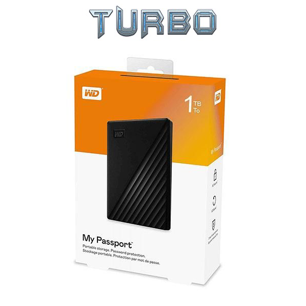 WD 1TB My Passport Portable External Hard Drive 