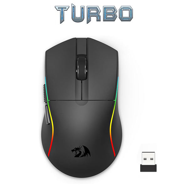 Redragon M816-LIT wireless and bluetooth rechargeable Gaming Mouse 