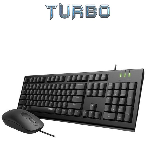 Rapoo X120PRO wired keyboard and mouse 