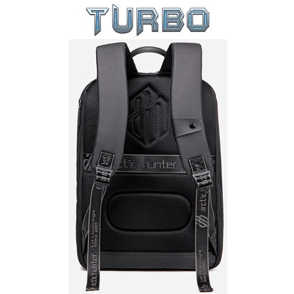Arctic Hunter B00529 Black Laptop Backpack 