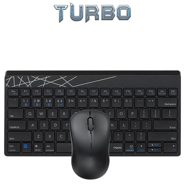 RAPOO 8000M MULTI MODE BLUETOOTH WIRELESS KEYBOARD AND MOUSE COMBO 