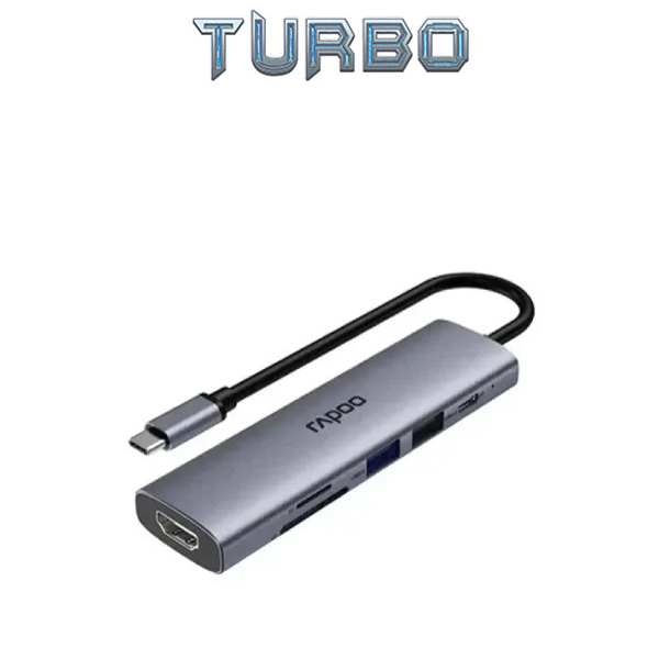 RAPOO XD61 USB-C MULTI FUNCTION DOCKING STATION 