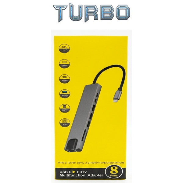 USB-C Multifunction Adapter 8Ports 