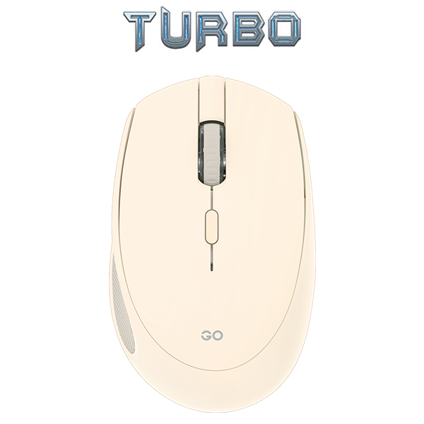 Fantech GO W193D Silent Dual Mode Bluetooth 5.1 and 2.4Ghz Wireleas Beige Mouse 