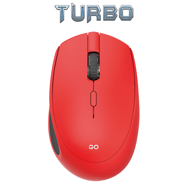 Fantech GO W193D Silent Dual Mode Bluetooth 5.1 and 2.4Ghz Wireleas Red Mouse 