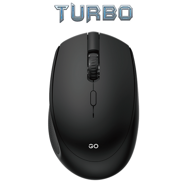 Fantech GO W193D Dual Mode Bluetooth 5.1 and 2.4Ghz Wireleas Black Mouse 