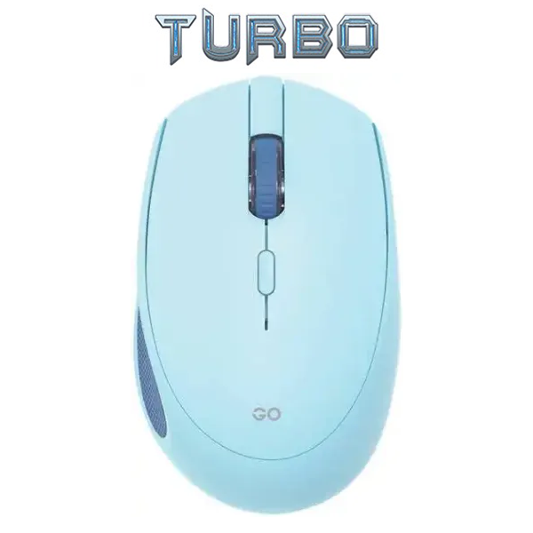 Fantech GO W193D Silent Dual Mode Bluetooth 5.1 and 2.4Ghz Wireleas Blue Mouse 