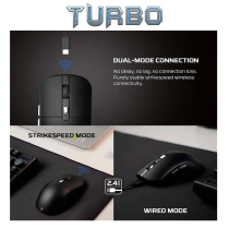 Fantech KANATA S WG9S Wireless Rechargeable Dual Mode Gaming Mouse black