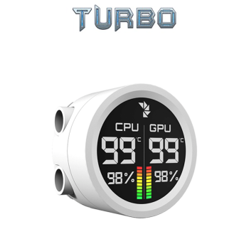 Aerocool Abyss L240r Digi Liquid CPU Cooler argb white