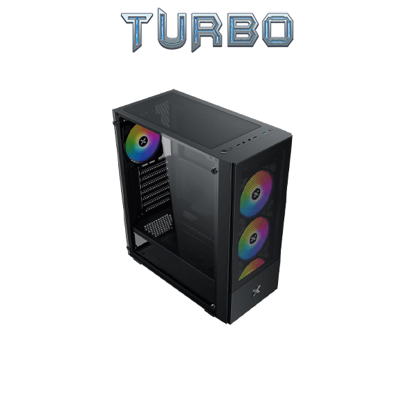 Case Xigmatek Hero II Air Gaming MID Tower 4xFan RGB + 500W 80+