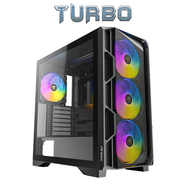 Antec AX1000 Lite 4 Fan ARGB with PSU antec 750W 80plus Bronze Case 