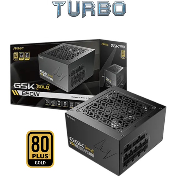 Antec GSK850 850w 80plus Gold Black Full Modular Power Supply 