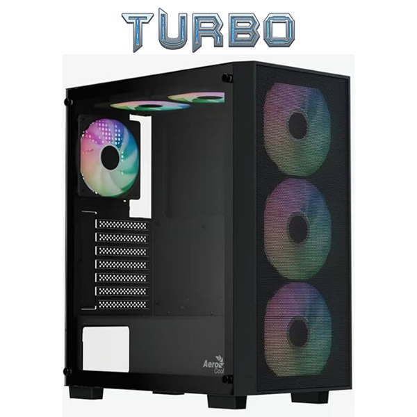 Aerocool D509A 6 Fan ARGB with 650w 80plus Bronze Case 