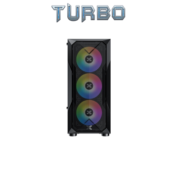 Case Xigmatek Moon Knight Gaming MID Tower 4xFan RGB + 500W 80+