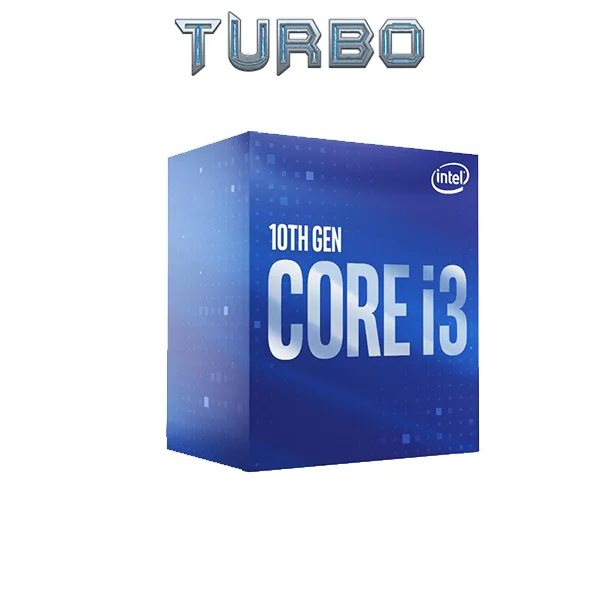Intel Processor Core i3-10100F 4 Cores up to 4.3 GHz LGA1200 6M Cache