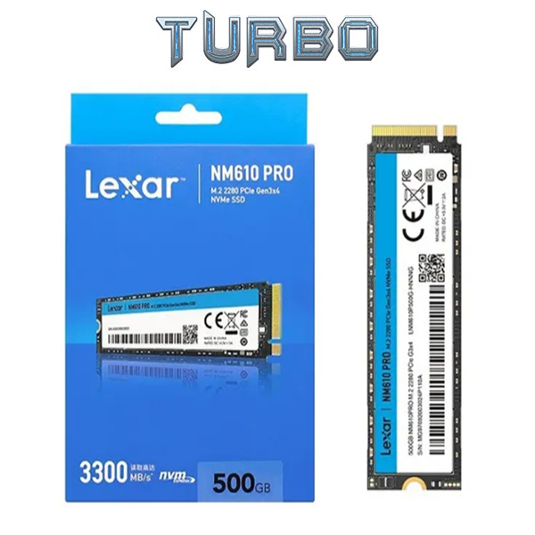 LEXAR NM610 PRO 500GB M.2 NVME PCIe SSD GEN3  