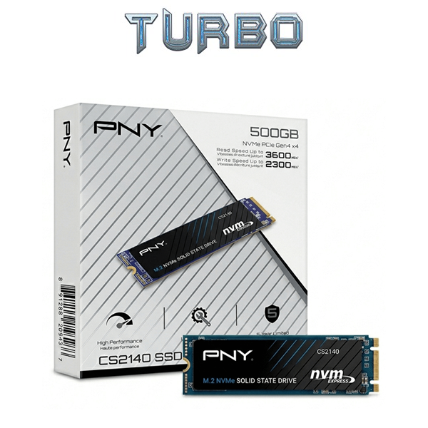 PNY CS2140 500GB M.2 NVMePCIe GEN 4 X4
