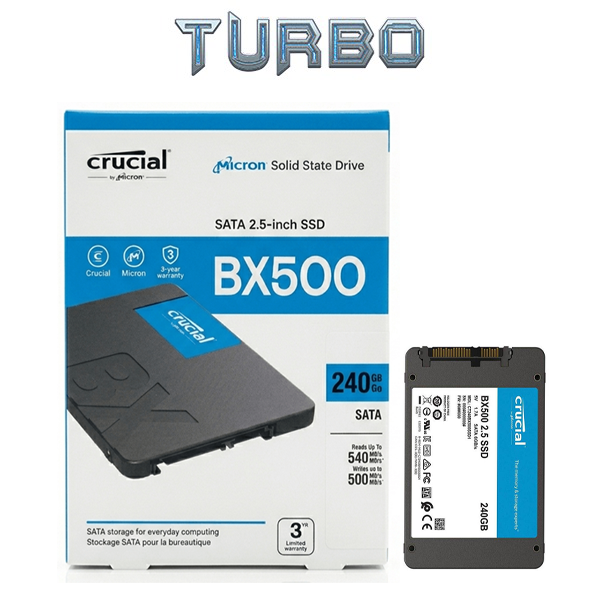 Crucial BX500 240GB SATA 2.5 inch SSD 