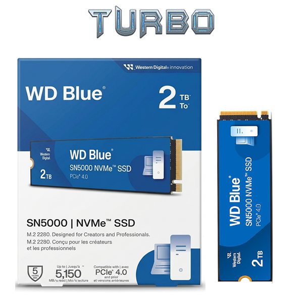 WD BLUE SN5000 2TB M.2 NVMe PCIe SSD 