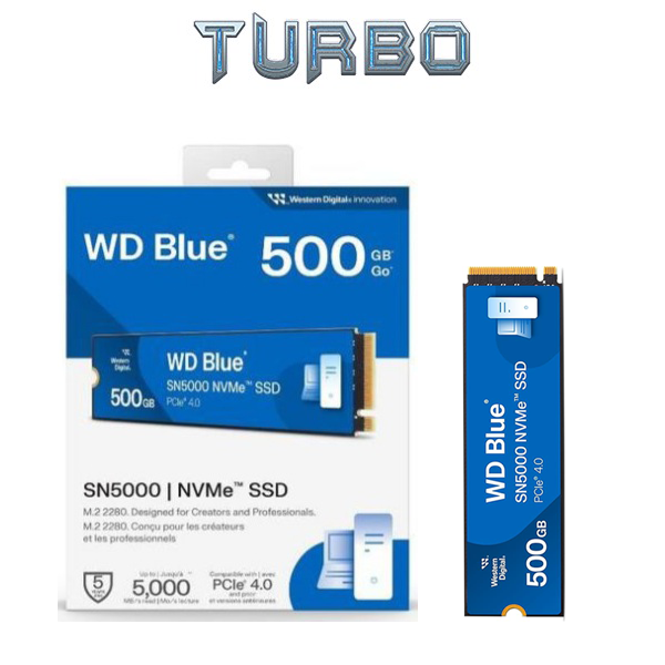 WD BLUE SN5000 500GB M.2 NVMe PCIe SSD 